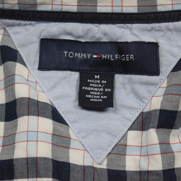 Tommy Hilfiger men"s short sleeve plaid shirt - Picture 6 of 6